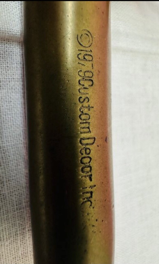 Brass Duck Head Flue Damper Pull Hook 9"