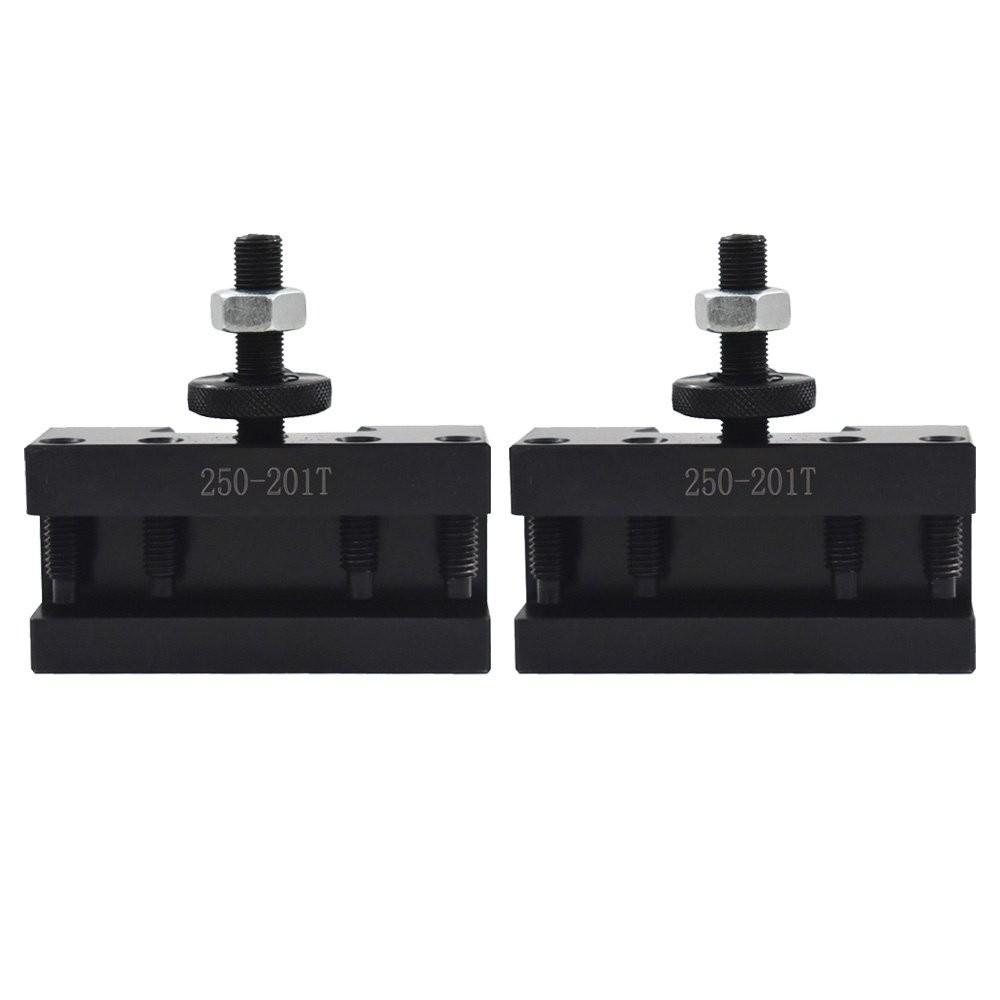 7 Pack BXA 250-222 Wedge Type Tool Post Set For Lathe 10 - 15" With Tool Holders