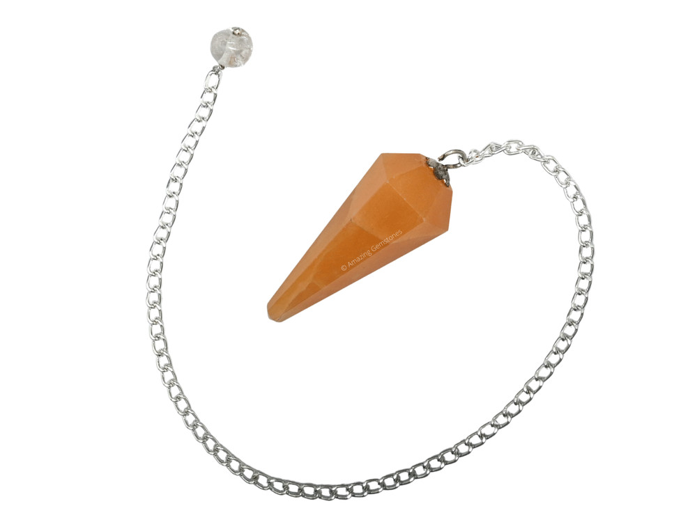 Red Aventurine Dowsing Crystal Pendulum