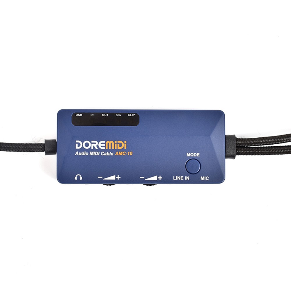 DOREMiDi Audio MIDI Cable USB Converter Five-pin 16 Channels 10 EQ parameters