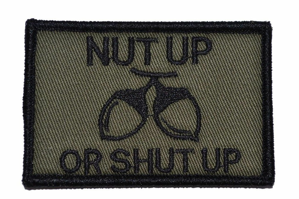 Nut Up or Shut Up - 2x3 Patch