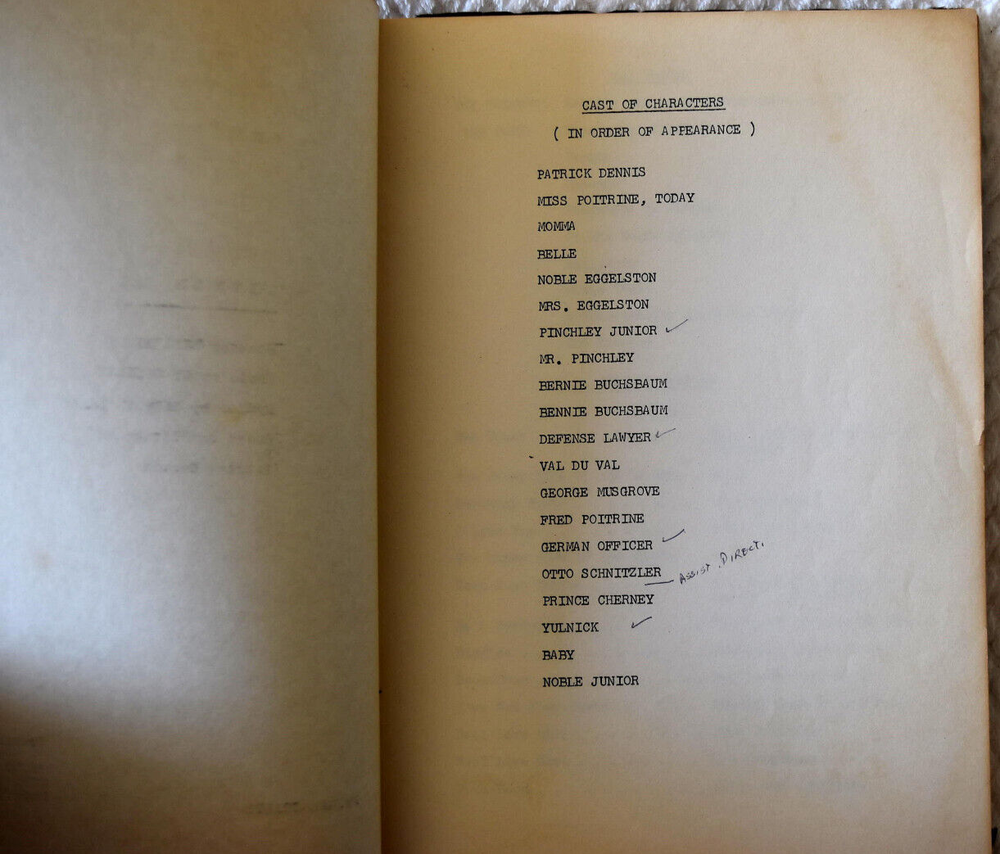 1962 "Little Me" Original Final Screenplay Script