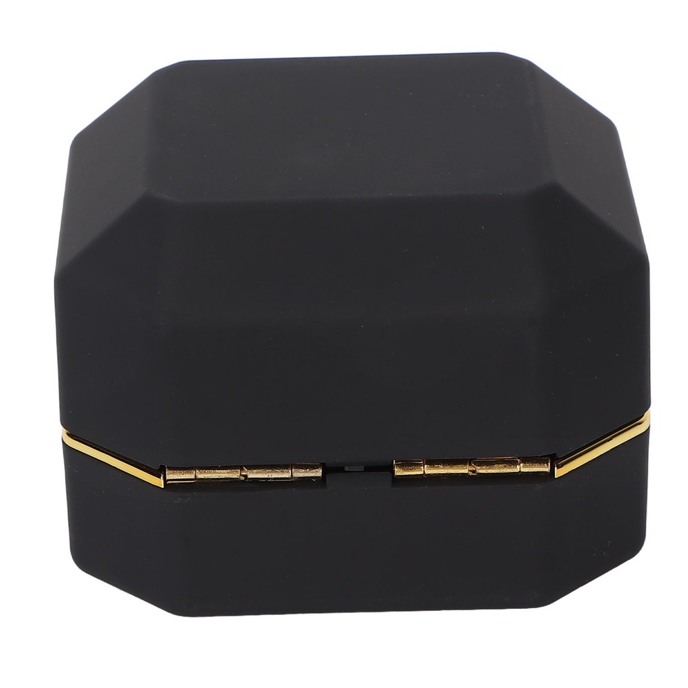 LED Lighted Jewelry Gift Box Earring Ear Stud Display Case For Proposal WT