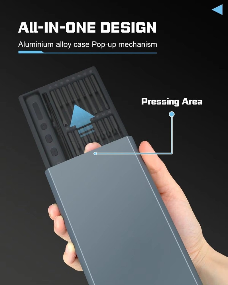 Mini Electric Screwdriver Kit 68 Bits