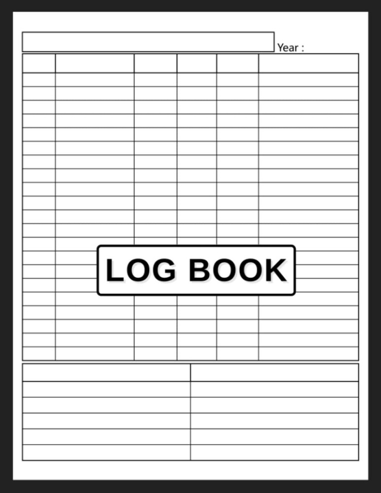 Customizable Log Book: Customize Multipurpose Log Book to Track Daily Activity,