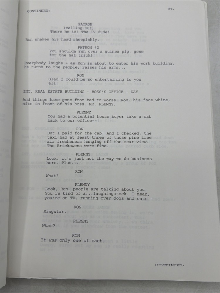 Father Knows Best TV Script Fred Wolf Tim Allen Draft 2003