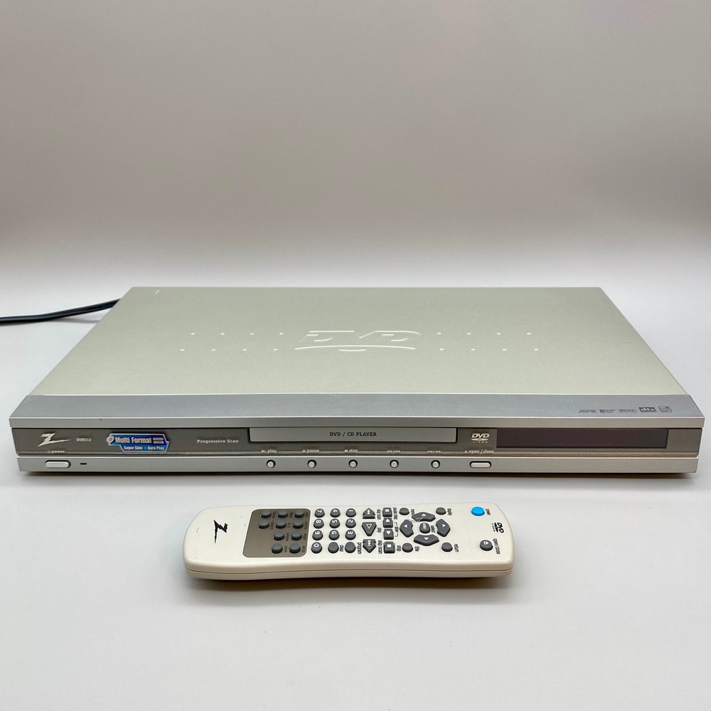 Zenith DVB312 DVD Player Progressive Scan with OEM Remote Tested & Working