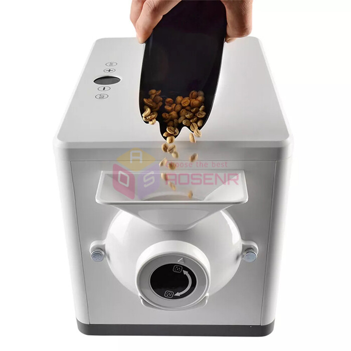 Electric Coffee Bean Roasting Machine Automatic Grains Baking Roaster Machine