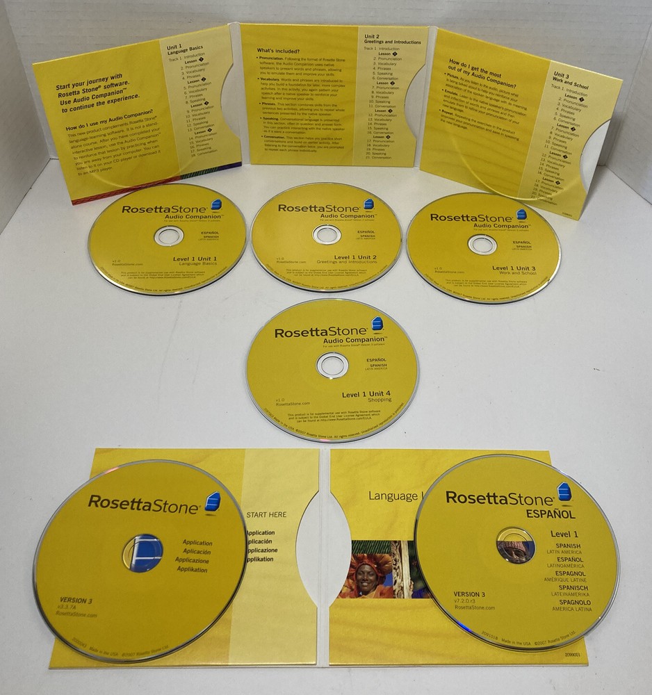 Rosetta Stone Spanish Espanol Level 1 Version 3 (No Headset)