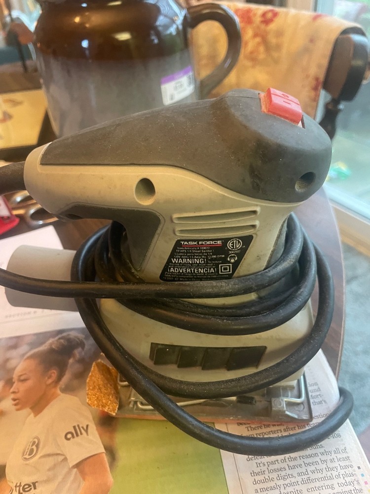 SUPER KEEN CANTASTIC Task Force TF14PS Corded Sander