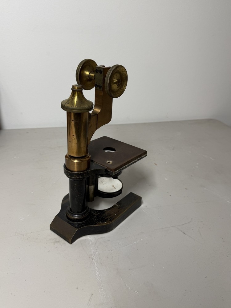 Antique Brass Microscope