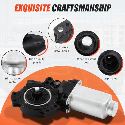 Front Left Driver Side Power Window Motor Compatible with Kia Optima 2011 2012