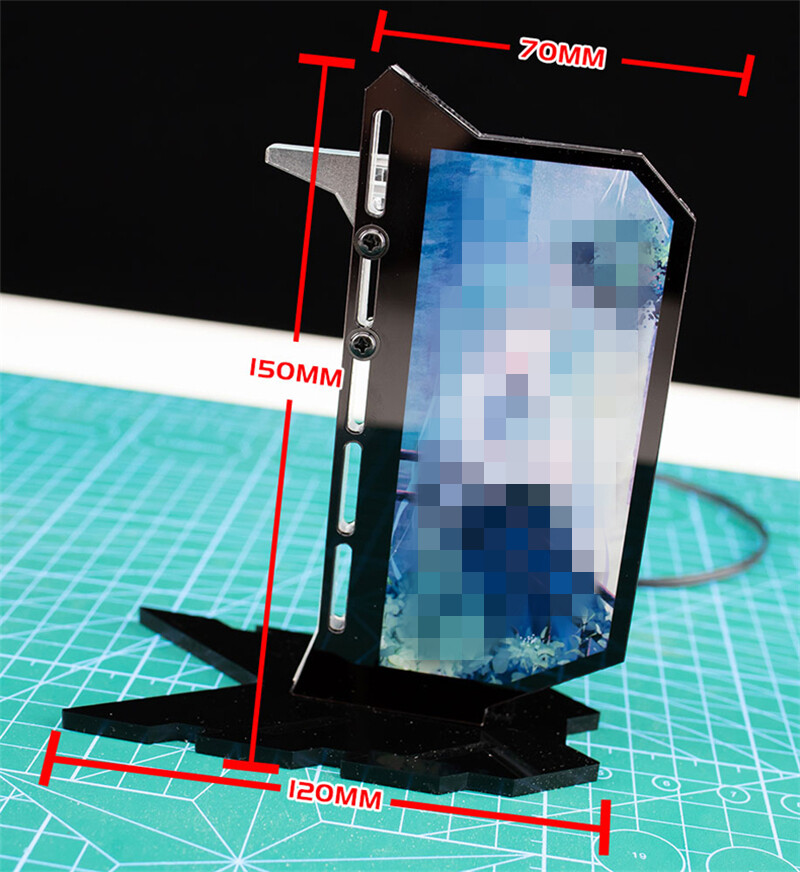 GPU Card Anime Light Board Stand For Computer Graphics Card Bracket Custom Made