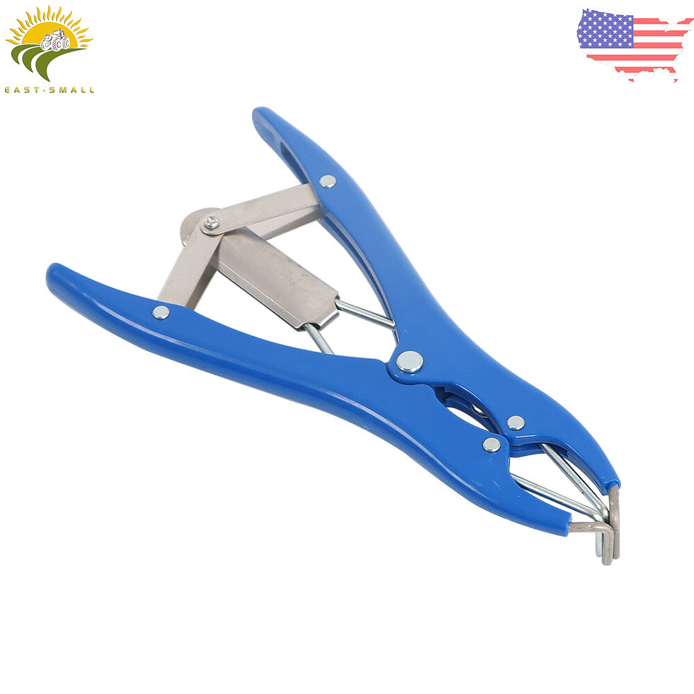 Bander Docking Elastrator Sheep Lamb Castration Applicator ＋ 100 Marking Ring