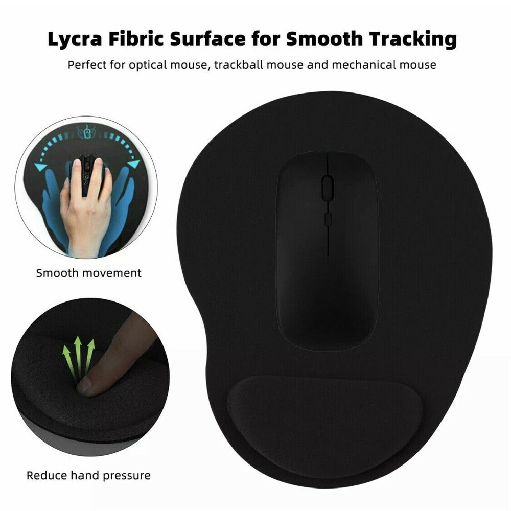 Ergonomic Comfort Mouse Pad Mat Wrist Rest Support Non-Slip Computer Laptop PC