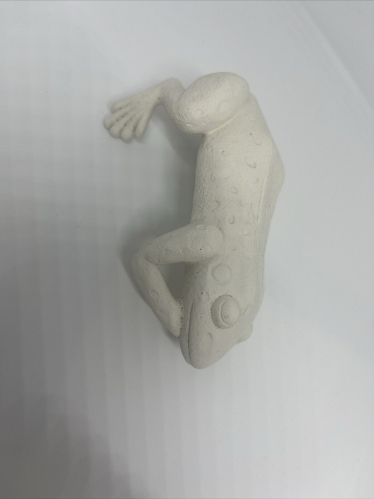 Sleeping Frog Ceramic Bisque Shelf Sitter Ready to Paint