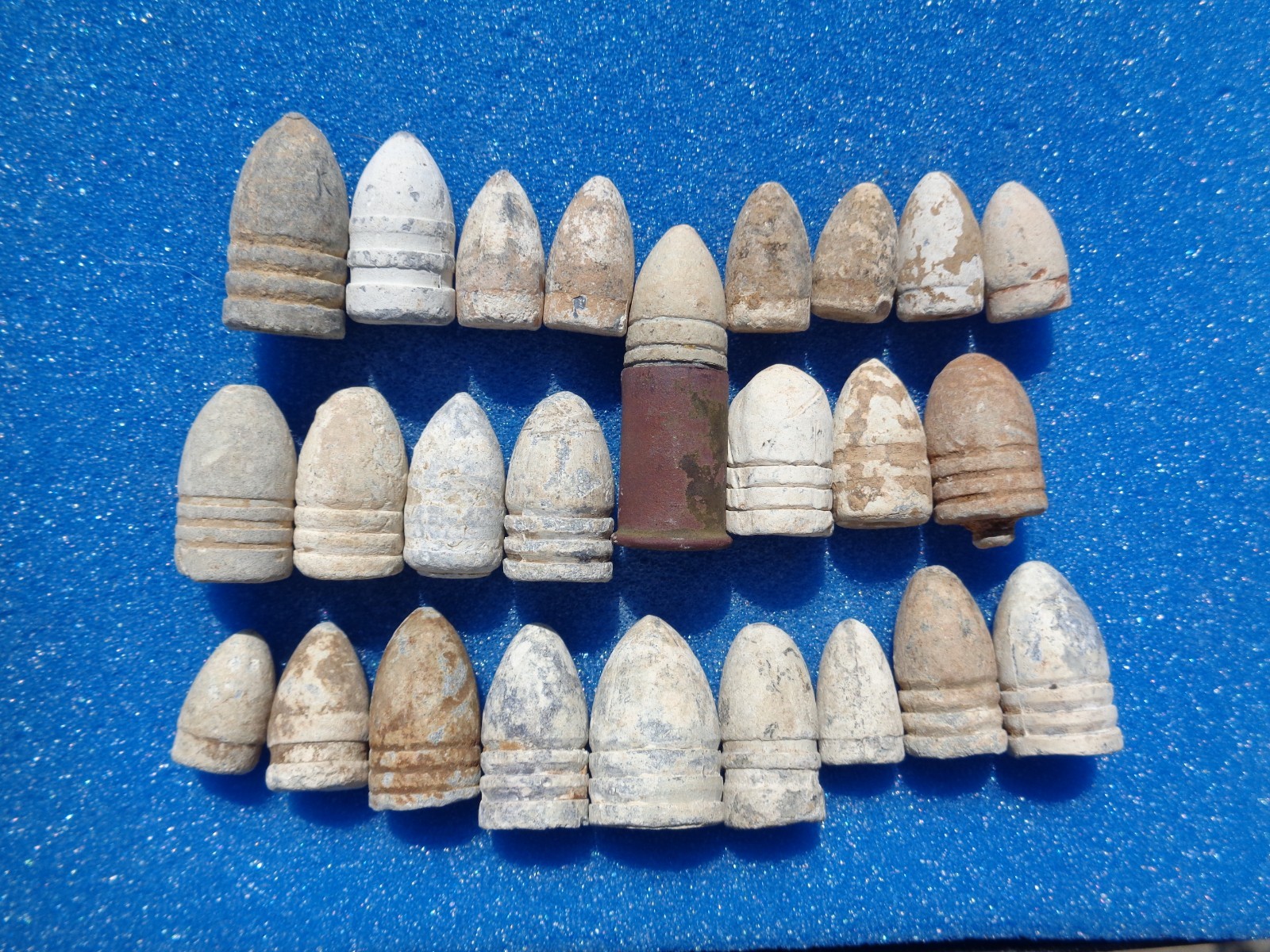 25 Civil War Confederate & Union Bullets recovered in North Georgia