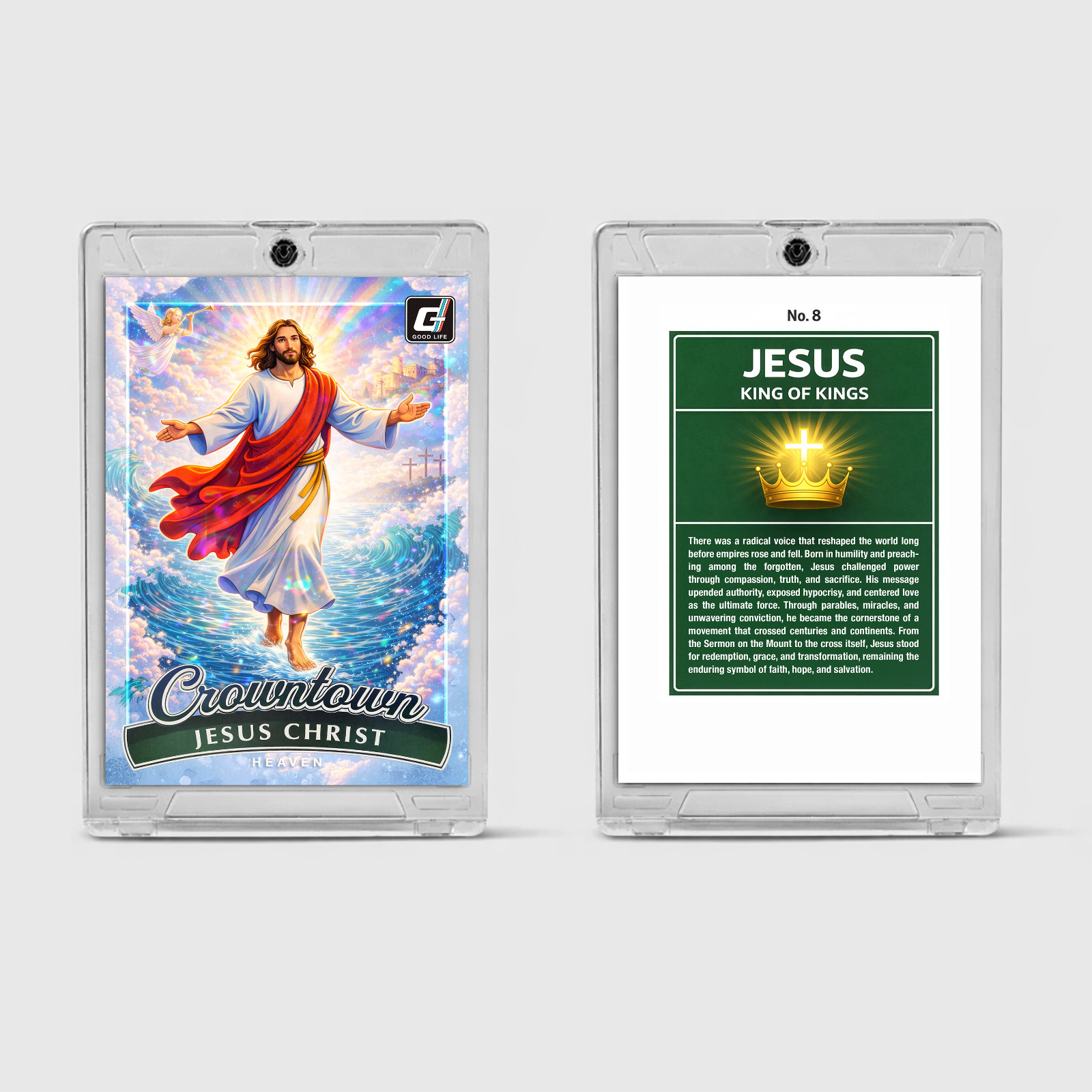 Jesus Christ Custom Downtown Art Trading Card Limited Edition Holo Good Life