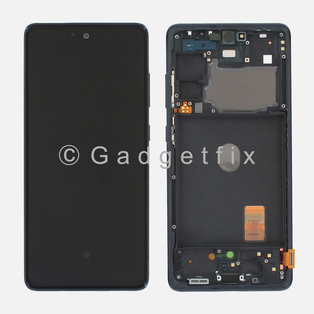 For Blue Samsung Galaxy S20 FE OLED Display LCD Touch Screen Frame Replacement