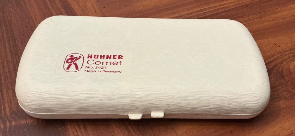 Hohner Comet C/G Harmonica Curved Double-Sided GOLD Model 3427 - Germany CG