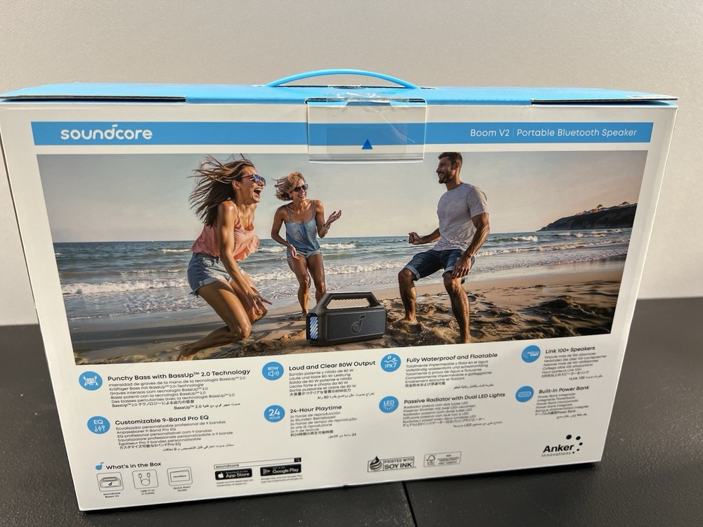 Anker Soundcore Boom V2 Bluetooth Speaker