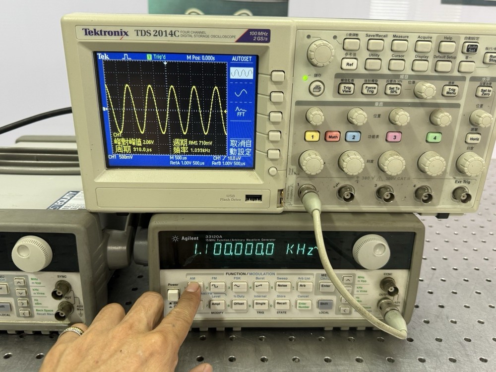 Agilent 33120A Function/Arbitrary Waveform Generator Tested Output AS-IS