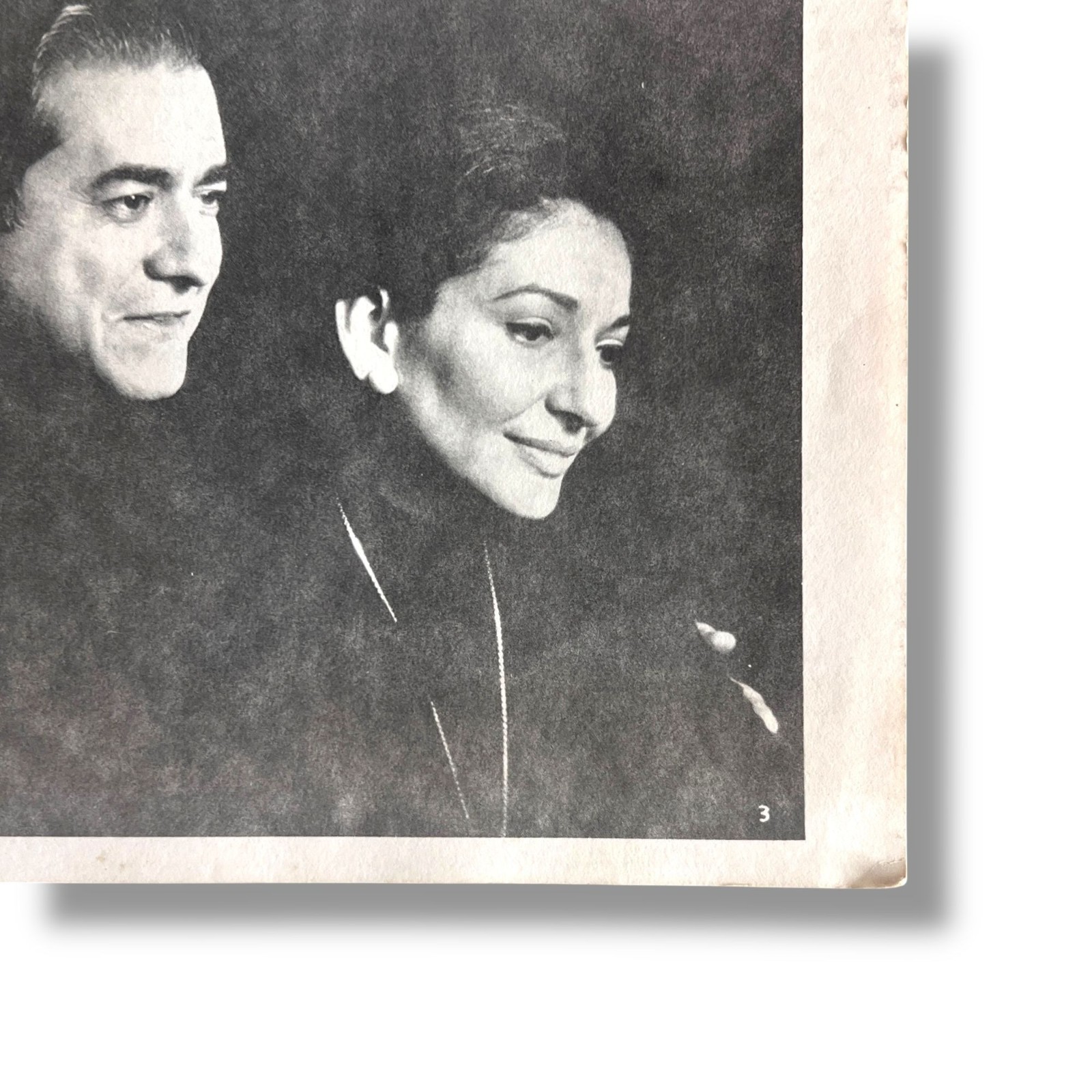 1974 An Evening with Maria Callas & Giuseppe Di Steffano Program Washington DC