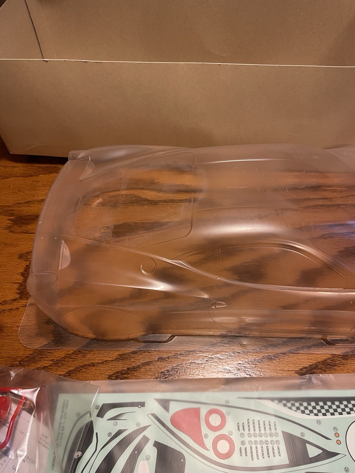 Tamiya 1/10 #51526 RC Ferrari 458 Challenge Body Parts Set Sp.1526