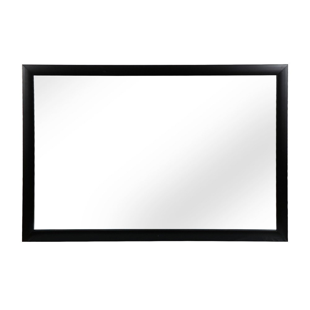 36" Rectangular Wall Mirror Makeup Mirror Bathroom Sturdy Frame Clear Image