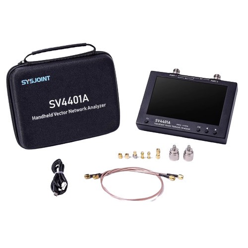SV4401A 7 inch Touch 50KHz-4.4GHz VNA Vector Network Analyzer Lcd 100dB Dynamic