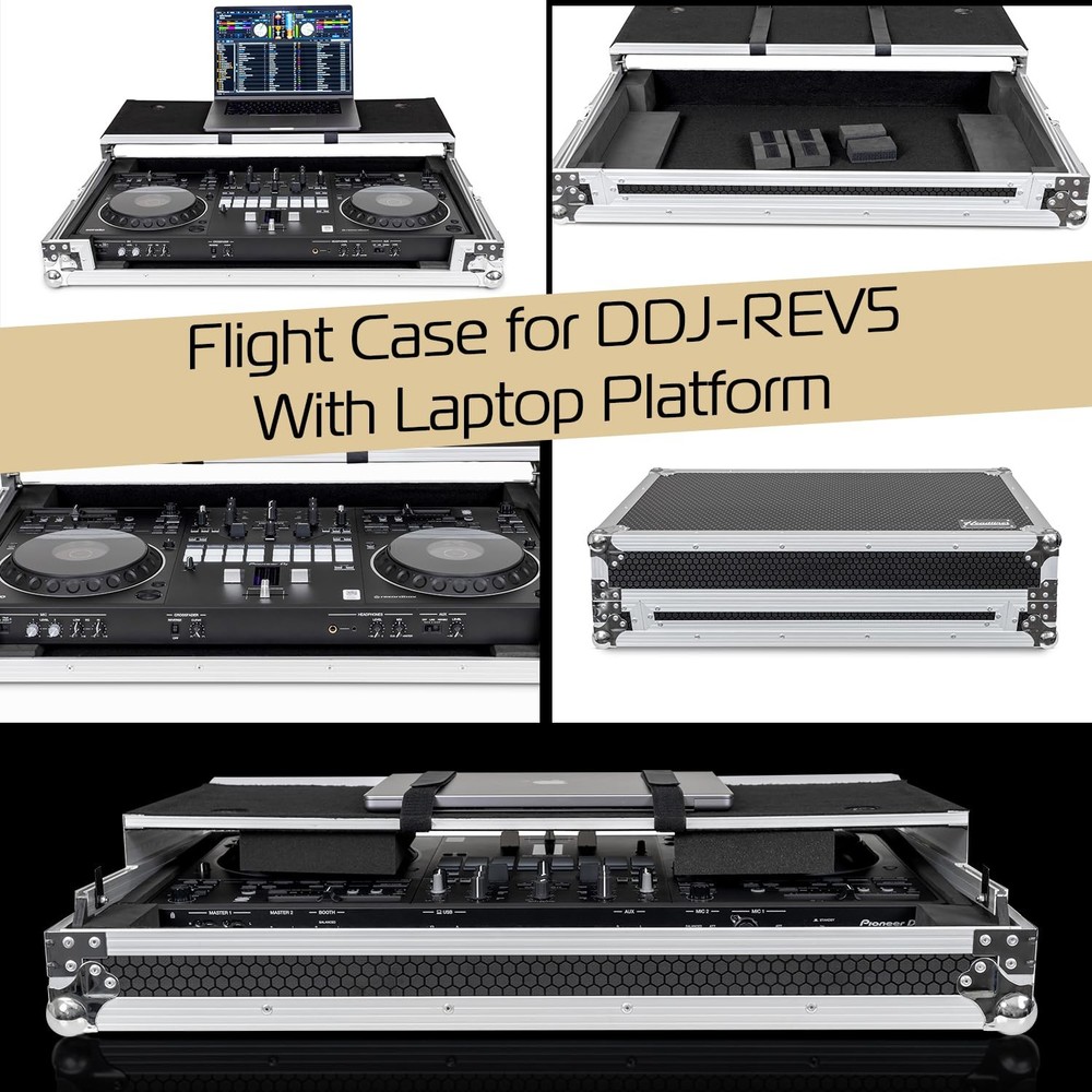 Headliner Flight Case Compatible with Pioneer DJ DDJ-REV5 Controller