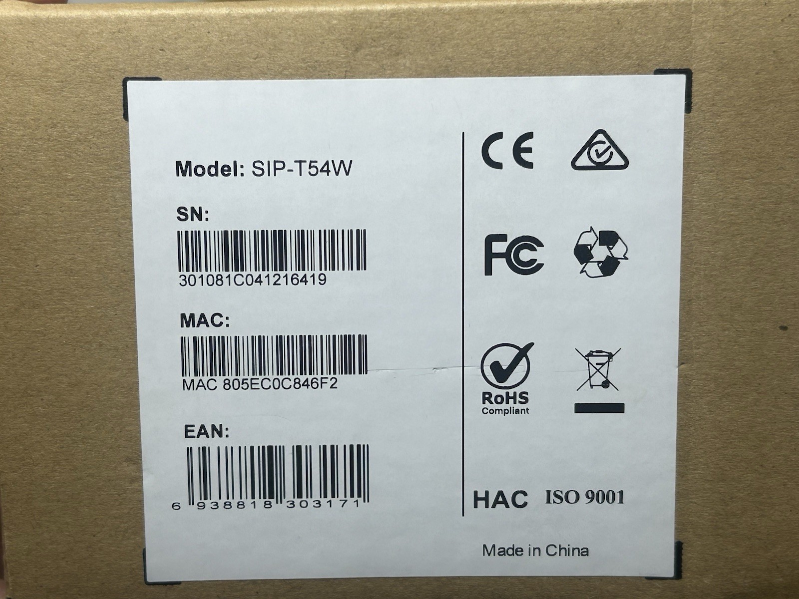 Yealink SIP-T54W Prime Business Phone