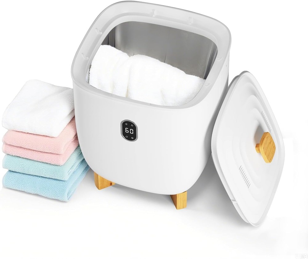Towel Warmer with Heating & Drying Modes LED Display Timer & Auto Shut Off