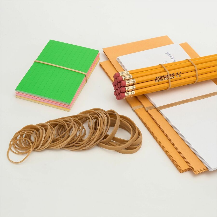 Business Source BSN15745 Assorted Rubber Bands 1 Pack