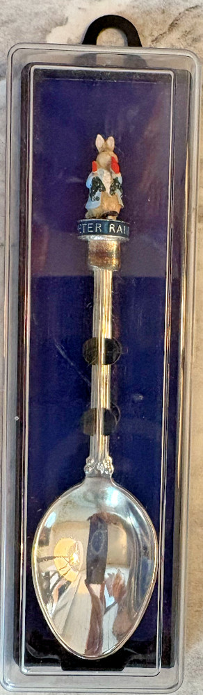 NEW UNOPENED Collectors World - Beatrix Potter Silver Plated Peter Rabbit Spoon