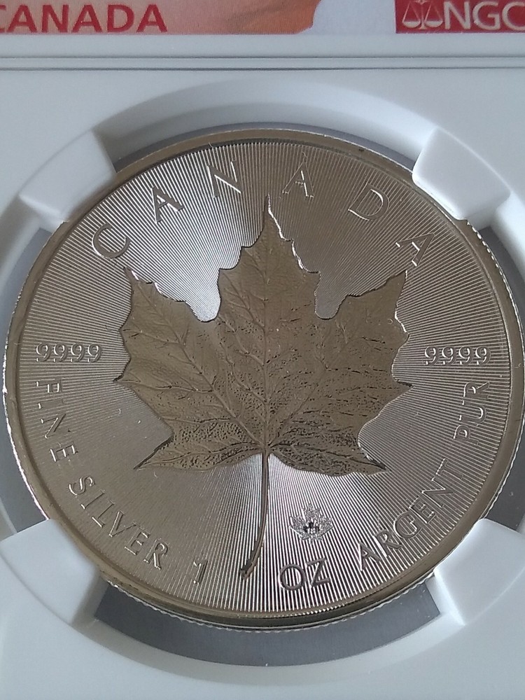 2018 Canada Maple Leaf lncuse Design NGC MS70 Early Release