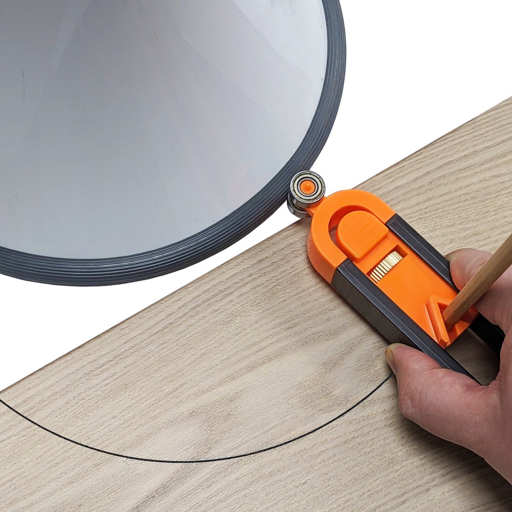 2 Pack Precise Contour Scribe Tool - Corner and Edge Duplicator for Woodworki...