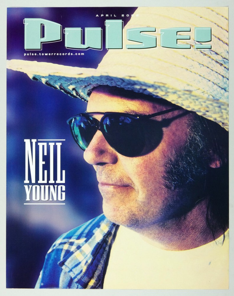 Neil Young Poster PULSE! Magazine 2002 April Cover