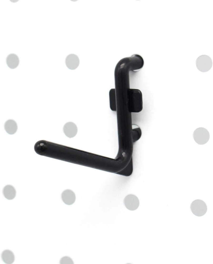 Space-Saving 100PK L-Style Pegboard Hooks - Easy Install, Weight Capacity 100kg