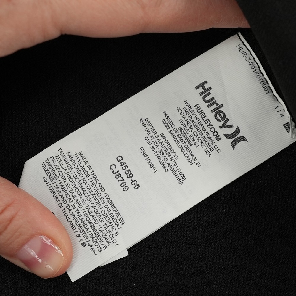 Hurley Advantage Plus 1mm Front Zip Wetsuit Jacket Black