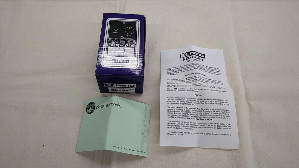 Electro Harmonix NEO CLONE Pedal Effects Time Machine Ready Guitar Boost