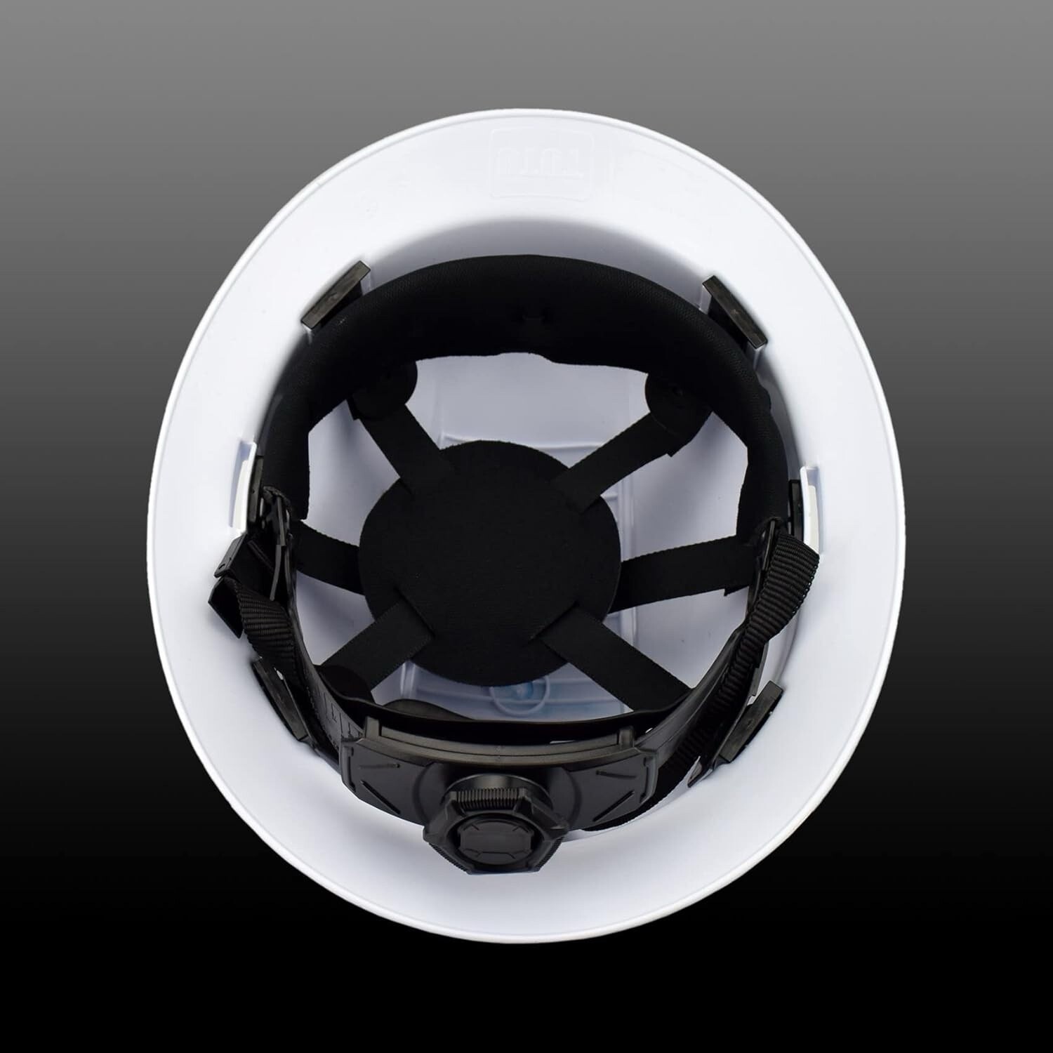 6 Points USA Flag Full Brim Hard Hat with with Fas-trac Suspension