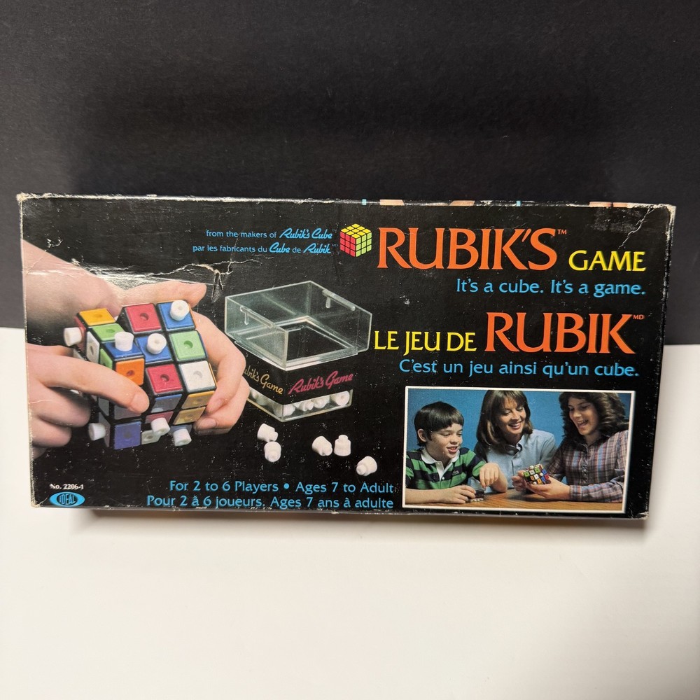 Vintage Rubik's Cube Game