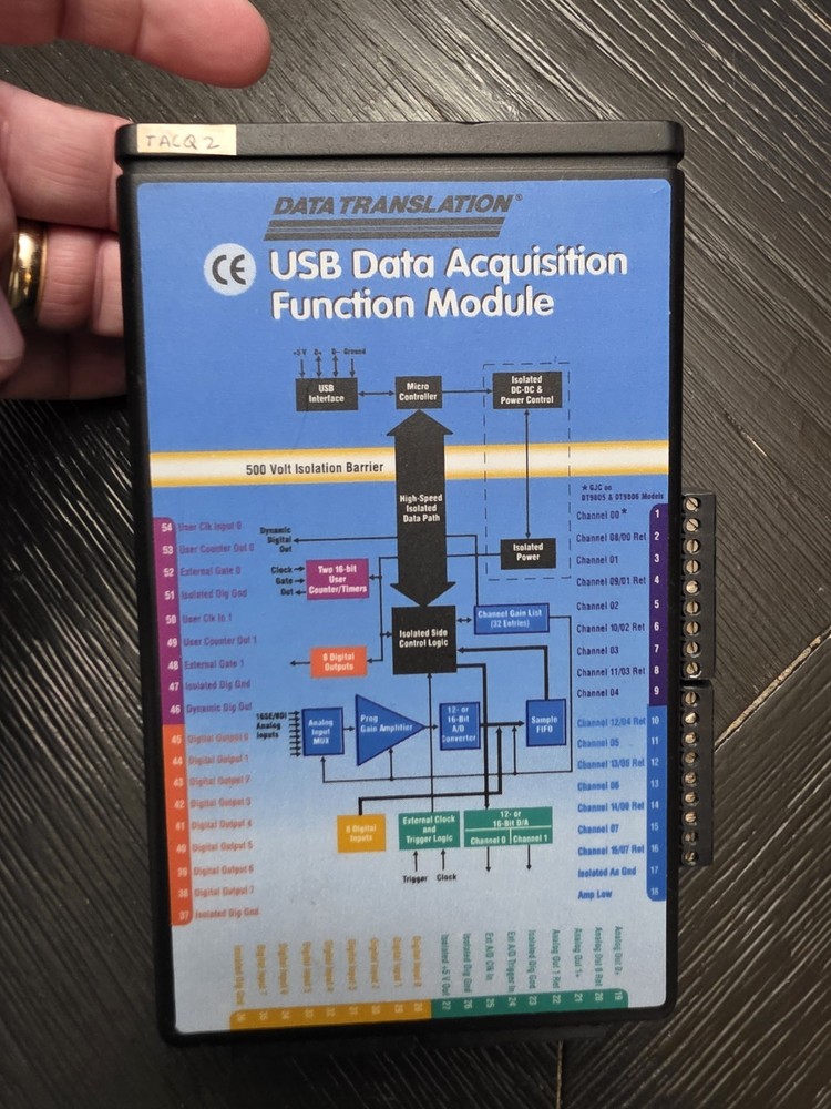 Data Translation USB Data Acquisition Function Module Qt 9802 🔥