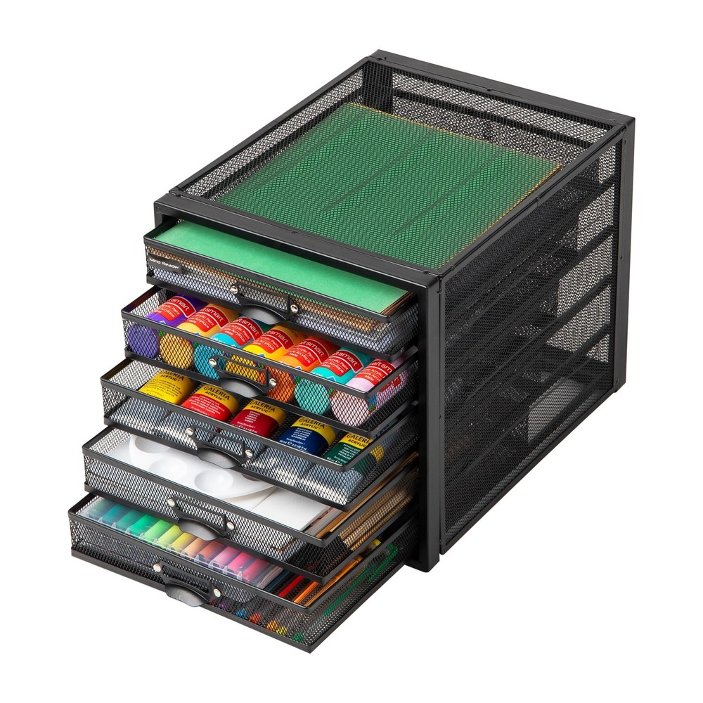 Mind Reader File Storage Drawers, Desk Organizer, Multi-Purpose, Crafts, Offi...