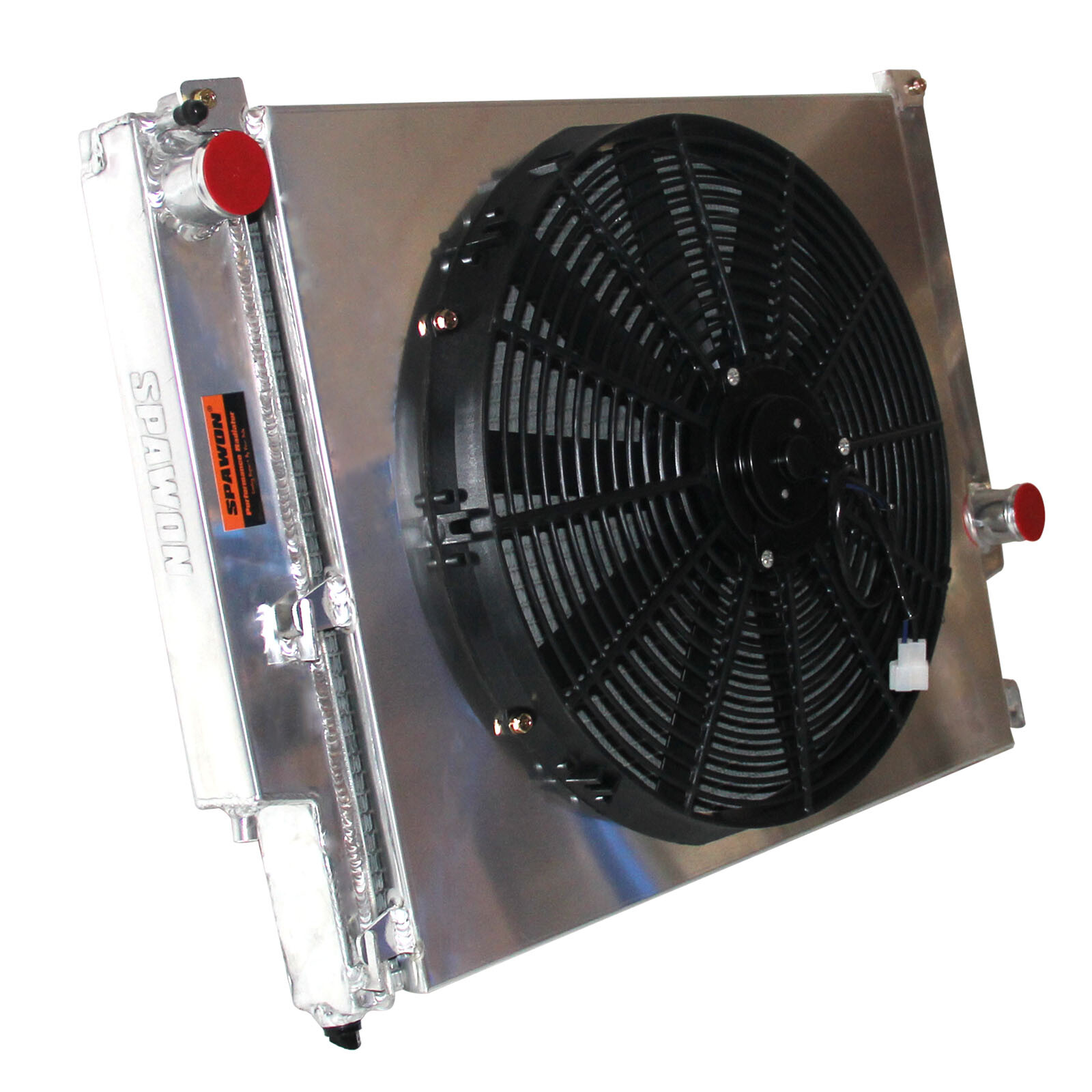 SPAWON Radiator For BMW 325i 328i 323i Z3 92-01 +Fan shroud Aluminum 2Row MT