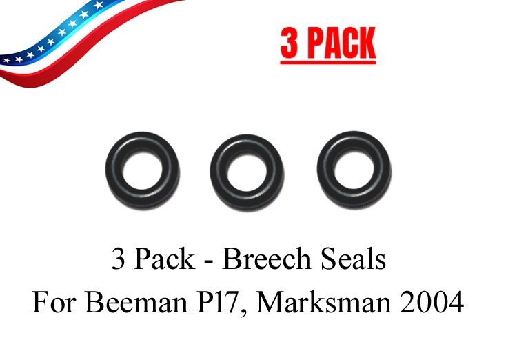 3 Pack - Breech Seals for Beeman P17, Marksman 2004