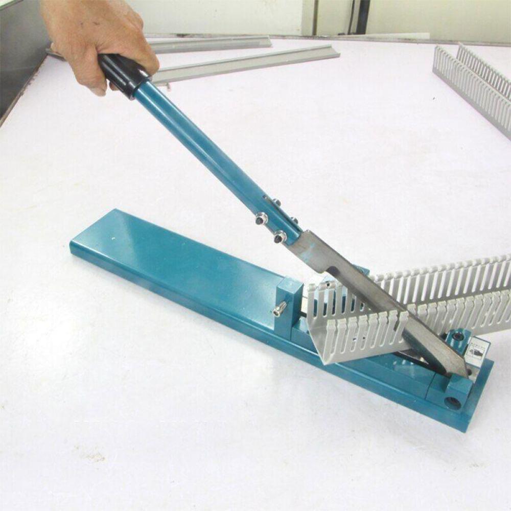 PVC Trunking Cutter Manual Plastic Wire Duct Cutting Machine Angle Adjustable