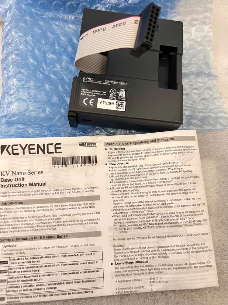 1pcs KEYENCE KV-N1 Connector Unit Module