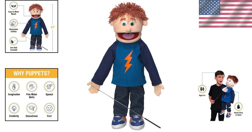 Performance Quality Ventriloquist Puppet-